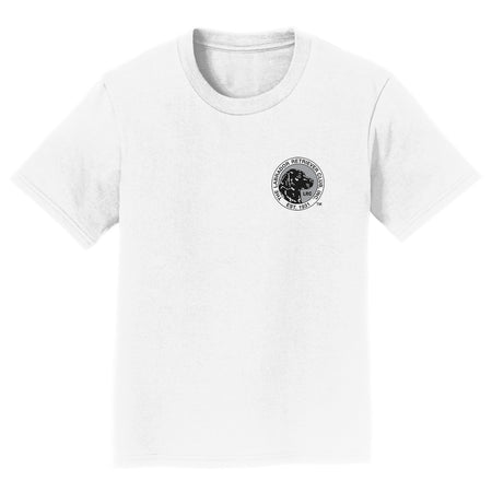 LRC Logo - Left Chest Black & White - Kids' Unisex T-Shirt
