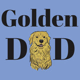 Golden Dad Illustration - Adult Tri-Blend T-Shirt