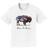 Buffalo Flag Overlay - Kids' Unisex T-Shirt