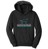 Golden Retriever Rescue of Mid-Florida Logo - Kids' Unisex Hoodie Sweatshirt