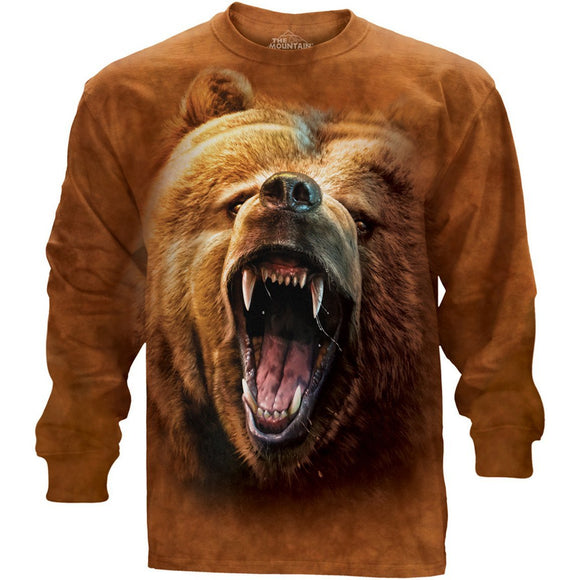 NEW Zoo & Adventure Park - Grizzly Growl - Long Sleeved T-Shirt - Online Shop