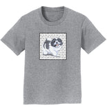 Shih Tzu Love Text - Kids' Unisex T-Shirt