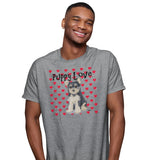 Yorkie Puppy Love - Adult Unisex T-Shirt