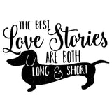 Dachshund Love Stories - Women's V-Neck T-Shirt