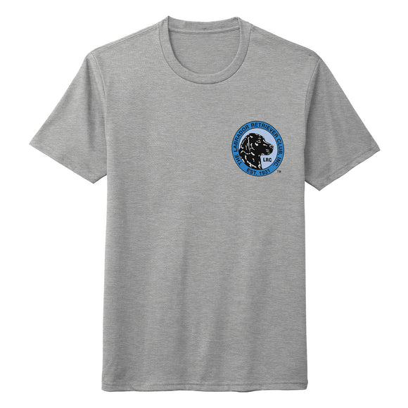 The Labrador Retriever Club - LRC Logo - Left Chest Blue - Adult Tri-Blend T-Shirt