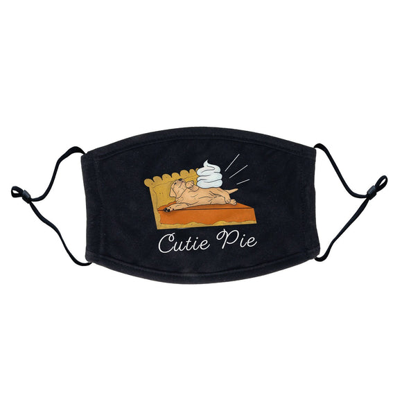Yellow Lab Cutie Pie - Adult Adjustable Face Mask