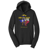 DFWLRRC - DFW LRRC Texas Flag Chocolate Lab Logo - Adult Unisex Hoodie Sweatshirt