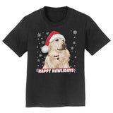 Happy Howlidays Santa Golden - Kids' Unisex T-Shirt