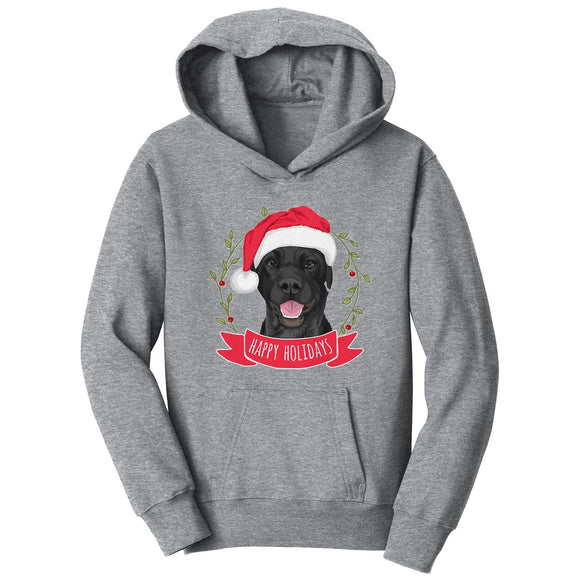 Happy Holidays Lab - Kids' Unisex Hoodie Sweatshirt