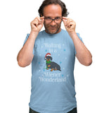  - Black Wiener Wonderland - Adult Unisex T-Shirt
