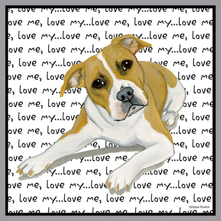 American Pit Bull Love Text  - Kids' Unisex T-Shirt