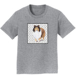 Sheltie Love Text - Kids' Unisex T-Shirt