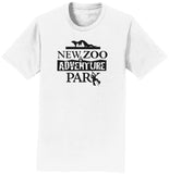 NEW Zoo & Adventure Park - Black & White Logo - Adult Unisex T-Shirt