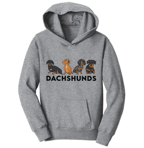 Dachshunds - Kids' Unisex Hoodie Sweatshirt