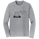 NEW Zoo Bald Eagle Outline - Adult Unisex Long Sleeve T-Shirt
