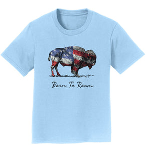 Buffalo Flag Overlay - Kids' Unisex T-Shirt