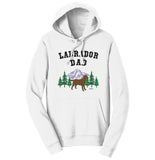 Chocolate Lab Dad Mountain - Adult Unisex Hoodie Sweatshirt