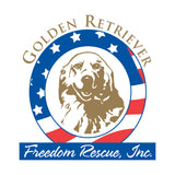 Golden Retriever Freedom Rescue Logo - Left Chest - Adult Unisex Hoodie Sweatshirt
