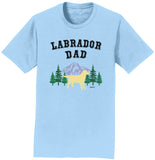 Yellow Lab Dad Mountain - Adult Unisex T-Shirt