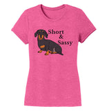 Short and Sassy - Women's Tri-Blend T-Shirt