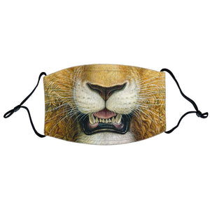 New Zoo & Adventure Park - Lion Face - Adult Adjustable Face Mask