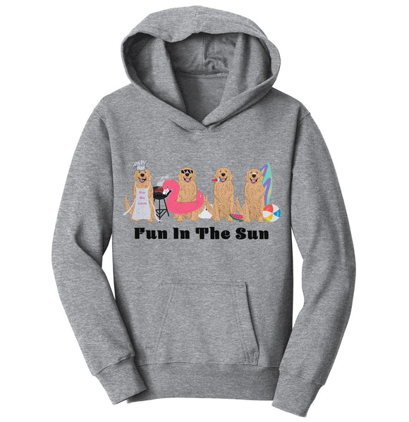 Summer Golden Line Up - Kids' Unisex Hoodie Sweatshirt