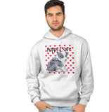 Animal Pride - Australian Shepherd Puppy Love - Adult Unisex Hoodie Sweatshirt