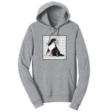 Bernese Mountain Dog Love Text - Adult Unisex Hoodie Sweatshirt