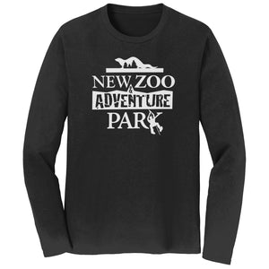 NEW Zoo & Adventure Park - Black & White Logo - Adult Unisex Long Sleeve T-Shirt