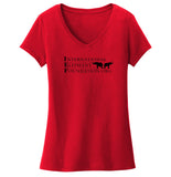 IEF Logo - Women's V-Neck T-Shirt