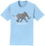 Easter Baby Elephant and Friends  - Adult Unisex T-Shirt