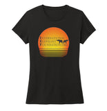 International Elephant Foundation - IEF Sunset Logo - Women's Tri-Blend T-Shirt