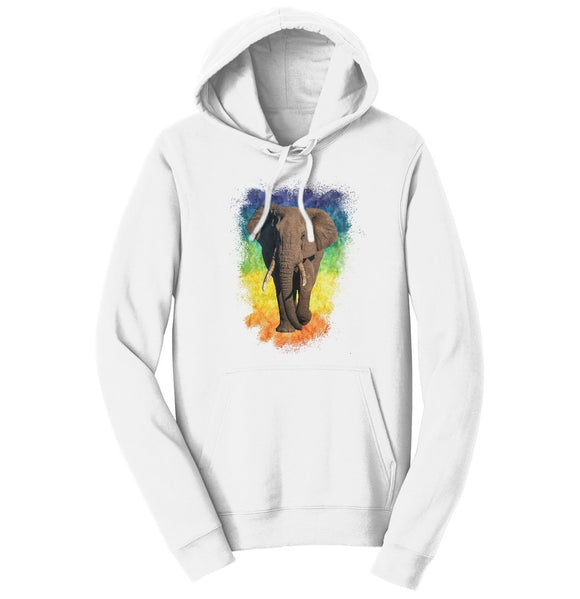 Elephant Rainbow - Hoodie Sweatshirt | International Elephant Foundation