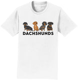Dachshunds - Adult Unisex T-Shirt