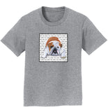 Bulldog Love Text - Kids' Unisex T-Shirt