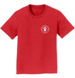 Golden Retriever Rescue of Michigan Logo - Left Chest White - Kids' Unisex T-Shirt