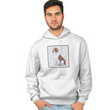 Welsh Springer Spaniel Love Text - Adult Unisex Hoodie Sweatshirt