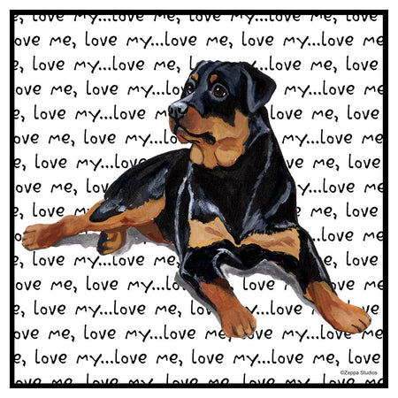 Rottweiler Love Text  - Kids' Unisex T-Shirt