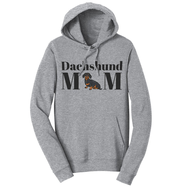 Dachshund Mom Illustration - Adult Unisex Hoodie Sweatshirt