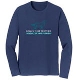 Golden Retriever Rescue of Mid-Florida Logo - Adult Unisex Long Sleeve T-Shirt