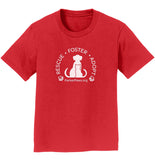 Parker Paws Logo Rescue Foster Adopt - Kids' Unisex T-Shirt
