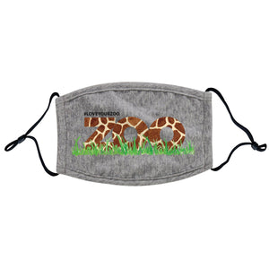 Love Your Zoo - Giraffe Pattern Face Mask - Adjustable, Reusable - NEW Zoo & Adventure Park
