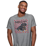 Dachshund Puppy Love - Adult Unisex T-Shirt