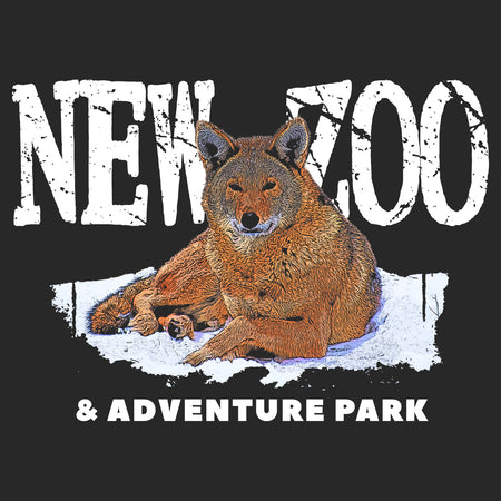 NEW Zoo Logo Red Wolf Art - Kids' Unisex Hoodie Sweatshirt