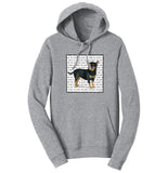 Chihuahua Love Text - Adult Unisex Hoodie Sweatshirt