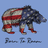 Bear Flag Overlay - Adult Tri-Blend T-Shirt