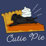Cutie Pie Black Lab - Adult Unisex Crewneck Sweatshirt