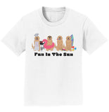 Summer Golden Line Up - Kids' Unisex T-Shirt