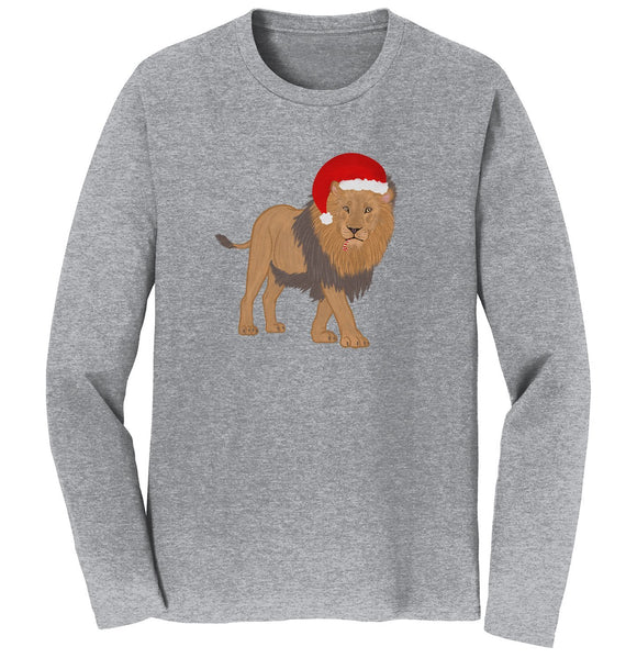 Christmas Lion - Adult Unisex Long Sleeve T-Shirt