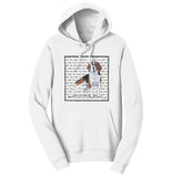 Beagle Love Text - Adult Unisex Hoodie Sweatshirt